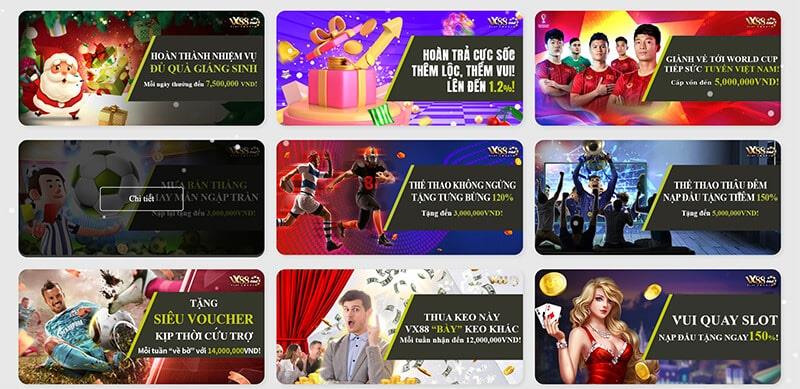 Khuyến mãi hot nhất thị trường chỉ có tại VX88 Esball